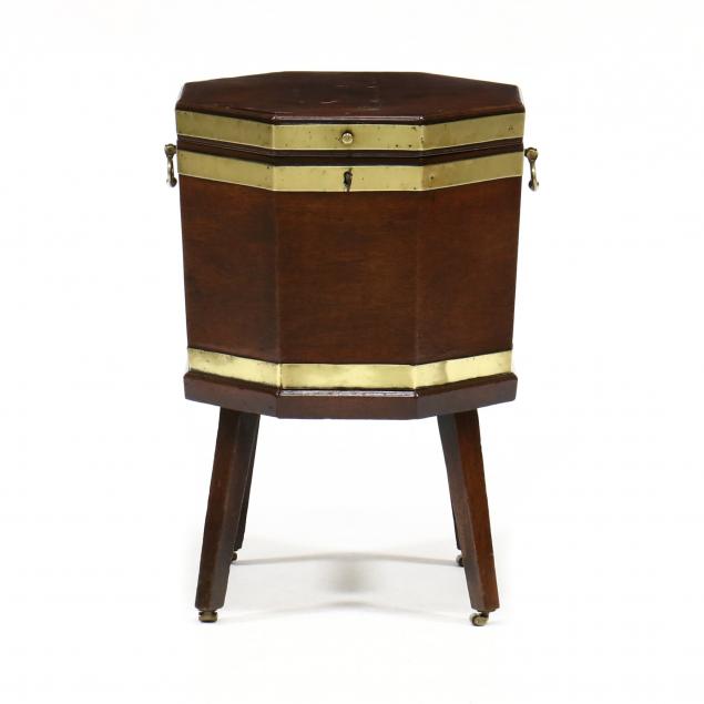 antique-english-mahogany-wine-cooler