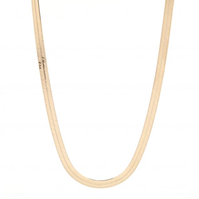 gold-herringbone-necklace