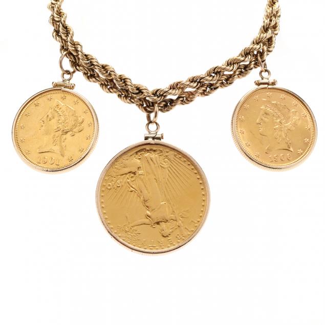 gold-bracelet-with-three-gold-coins