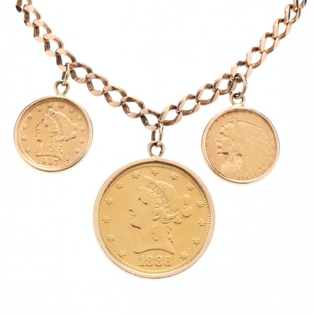 gold-bracelet-with-three-gold-coins