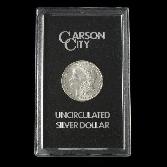 GSA Uncirculated 1884-CC Morgan Silver Dollar (Lot 3077 - U.S. & World