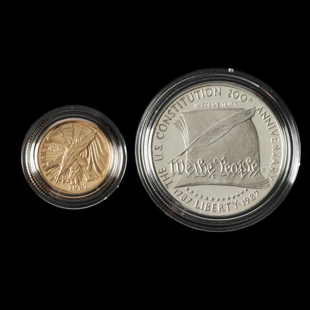 1987-united-states-constitution-proof-silver-dollar-and-gold-five-dollar-coins