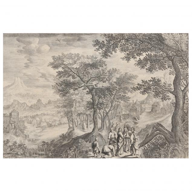 jan-van-londerseel-flemish-circa-1570-1624-good-samaritan-mountain-landscape-with-christ-healing-bleeding-woman