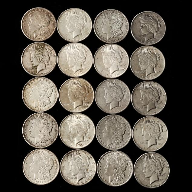 twenty-20-mixed-morgan-and-peace-silver-dollars