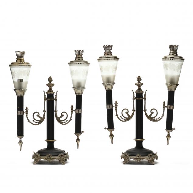 pair-of-antique-double-arm-argand-lamps