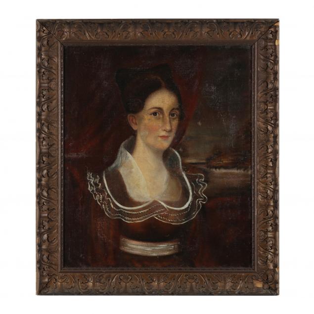 american-school-19th-century-portrait-of-a-woman