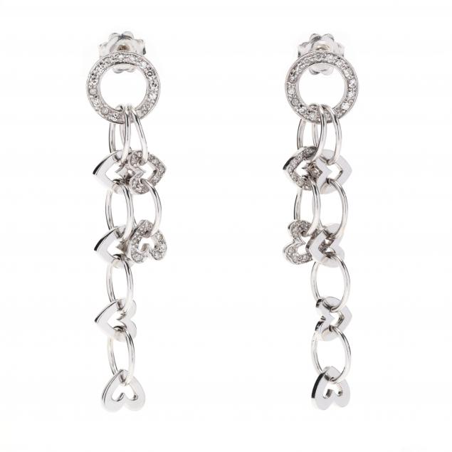 white-gold-and-diamond-dangle-earrings