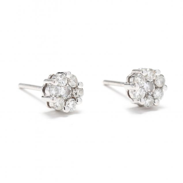 white-gold-and-diamond-stud-earrings