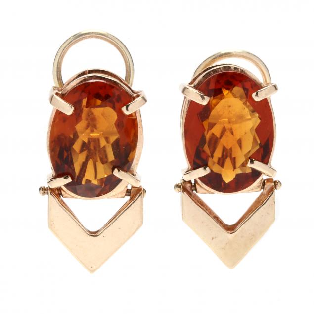 gold-and-madeira-citrine-earrings