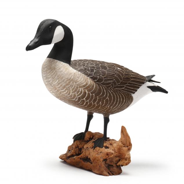 roy-white-nc-1918-2009-goose-standing-on-driftwood