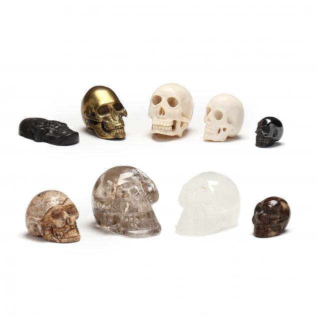 nine-assorted-miniature-skulls