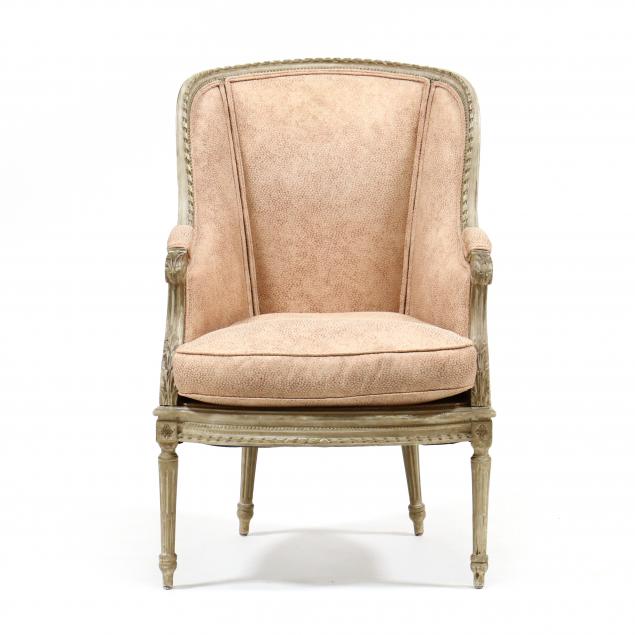 louis-xvi-style-painted-barrel-back-bergere