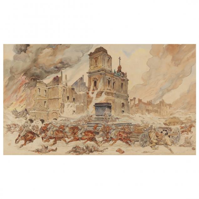 continental-school-20th-century-a-wwi-battle-scene