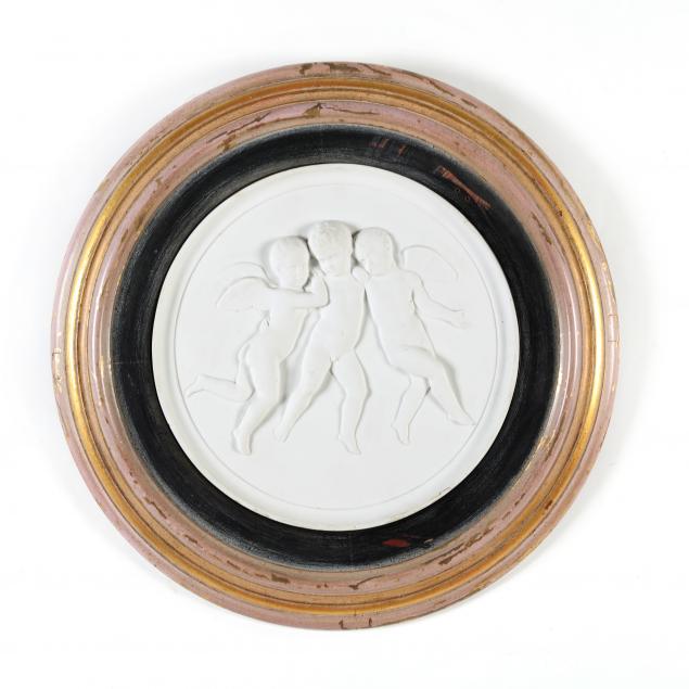 royal-copenhagen-bisque-porcelain-relief-plaque-of-three-putti