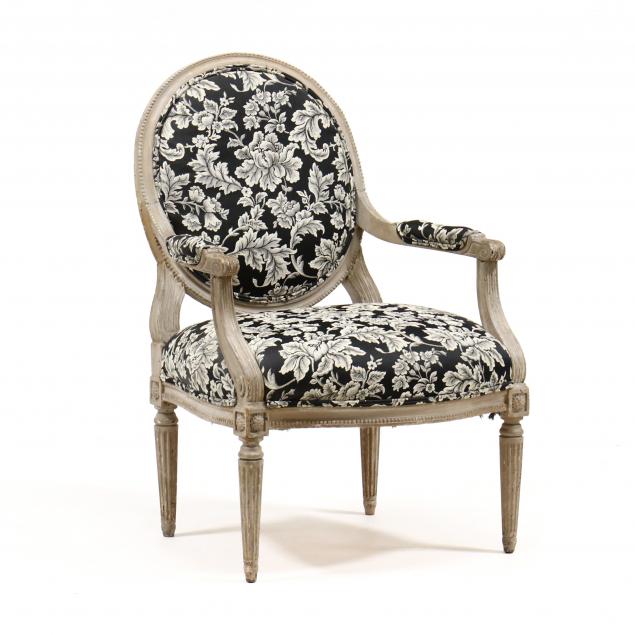 vintage-louis-xvi-style-carved-and-painted-fauteuil