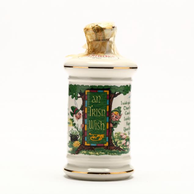 old-fitzgerald-bourbon-whiskey-in-an-irish-wish-porcelain-decanter