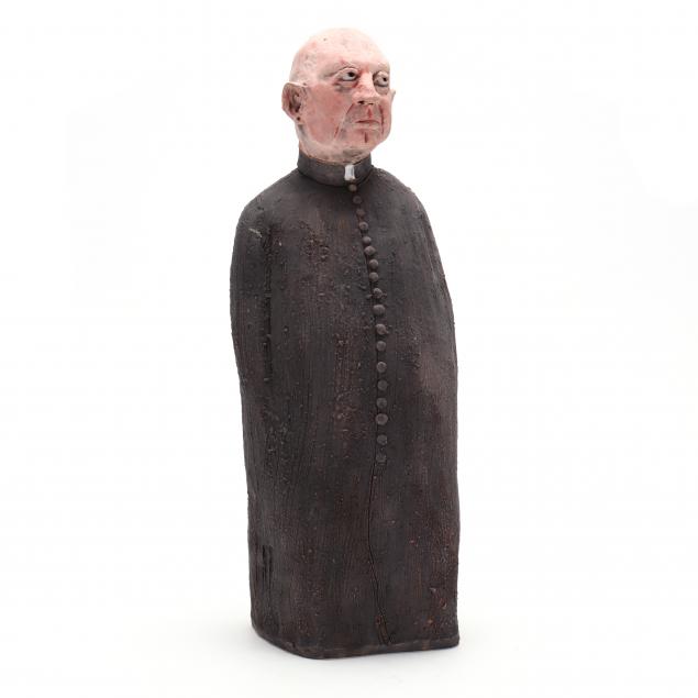 john-tobin-va-earthenware-sculpture-of-a-cleric