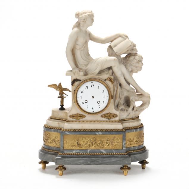 neoclassical-marble-and-ormolu-figural-mantel-clock