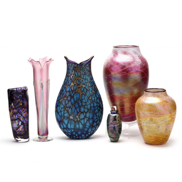 six-pieces-of-signed-art-glass