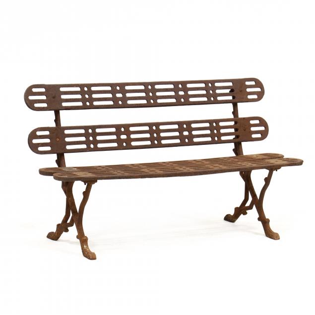 vintage-french-iron-garden-bench