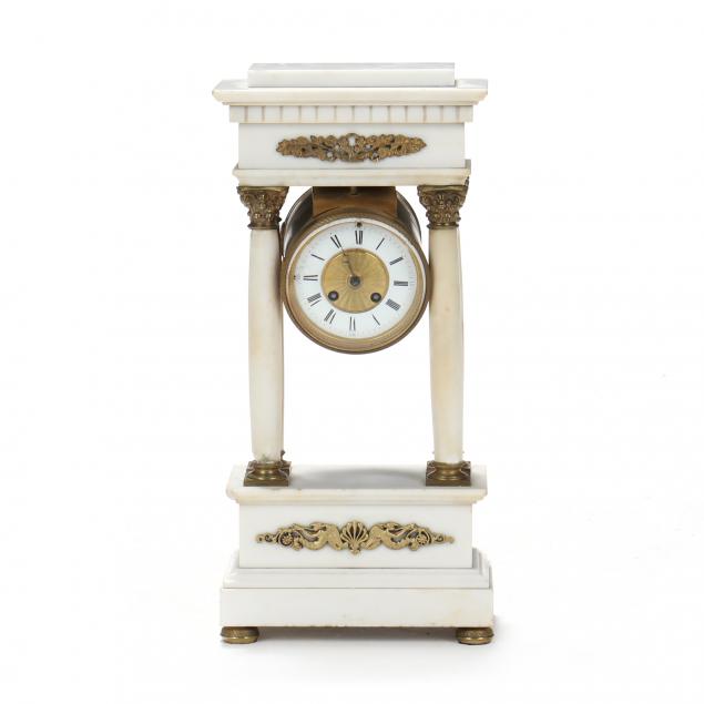 samuel-marti-empire-style-marble-and-ormolu-portico-mantel-clock