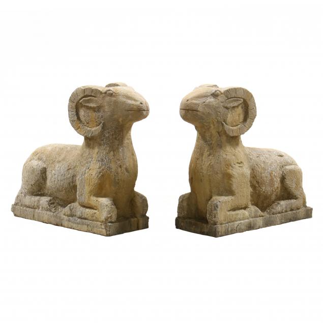 pair-of-carved-bluestone-rams