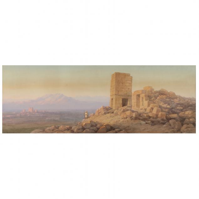 charles-vacher-english-1818-1883-middle-east-landscape-with-ruins
