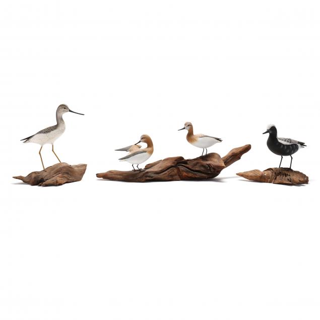 waterfield-son-va-three-shorebird-decoy-sculptures