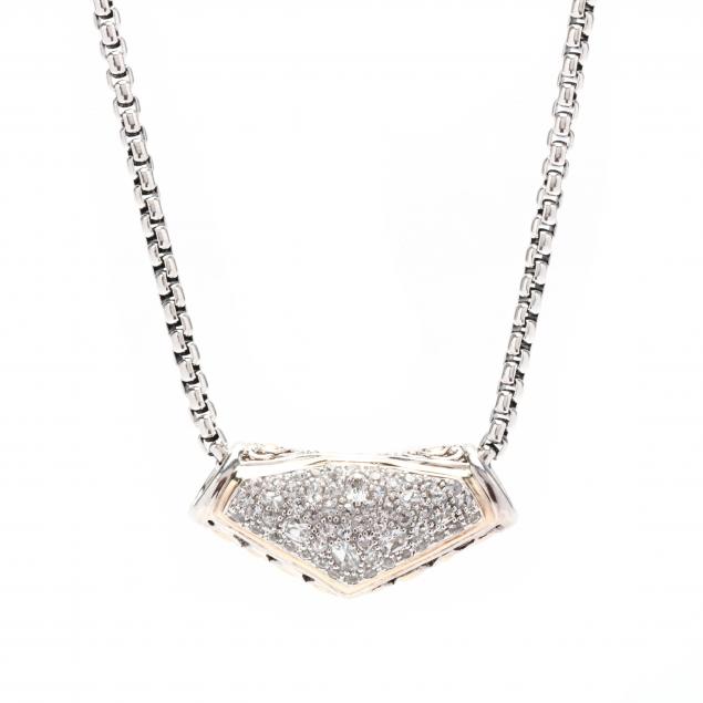 gold-and-sterling-silver-white-topaz-pendant-and-chain-john-hardy-and-david-yurman