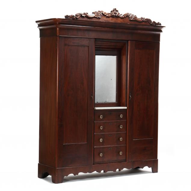 attributed-thomas-day-mahogany-wardrobe