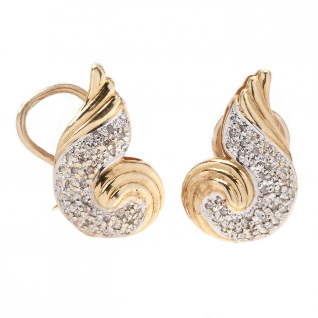 pair-of-gold-and-diamond-earrings