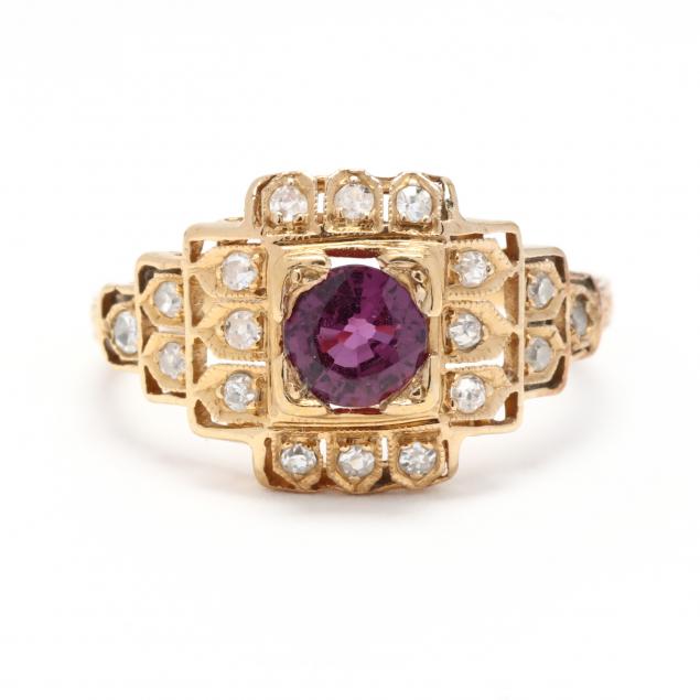 antique-gold-ruby-and-diamond-ring