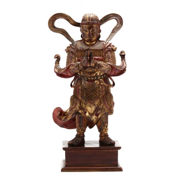 a-very-fine-chinese-gilt-wood-sculpture-of-weituo