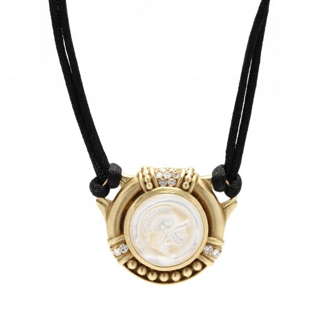 gold-and-mother-of-pearl-pendant-on-black-cord-judith-ripka