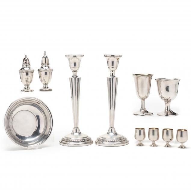 a-grouping-of-eleven-american-sterling-silver-table-articles