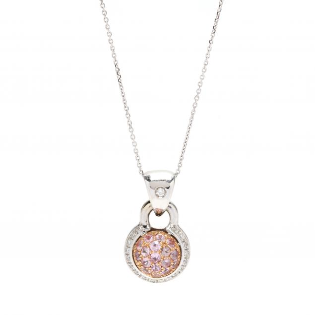 bi-color-gold-pink-sapphire-and-diamond-necklace
