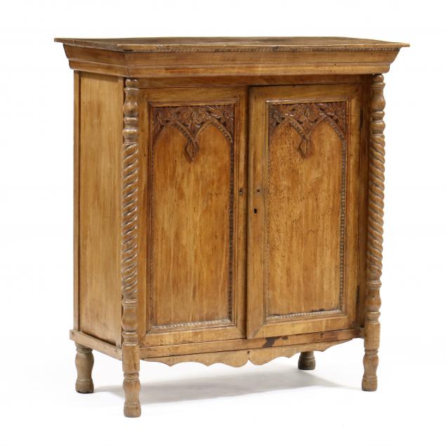 southeast-asian-carved-wood-cabinet