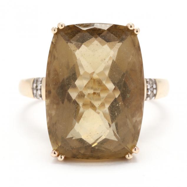 gold-citrine-and-diamond-ring