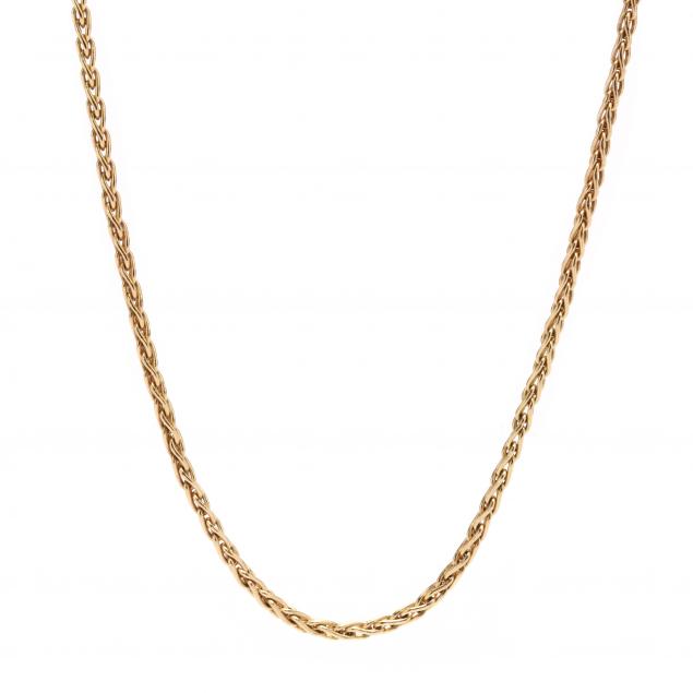 gold-wheat-chain-necklace