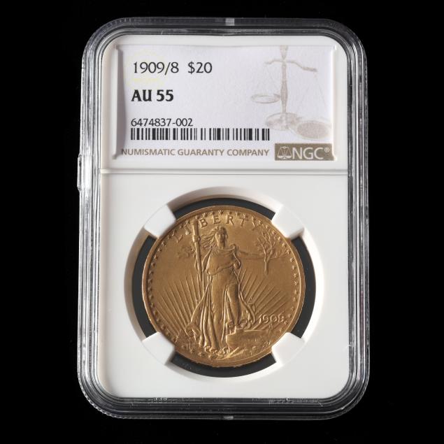 1909-8-saint-gaudens-gold-20-double-eagle-ngc-au55