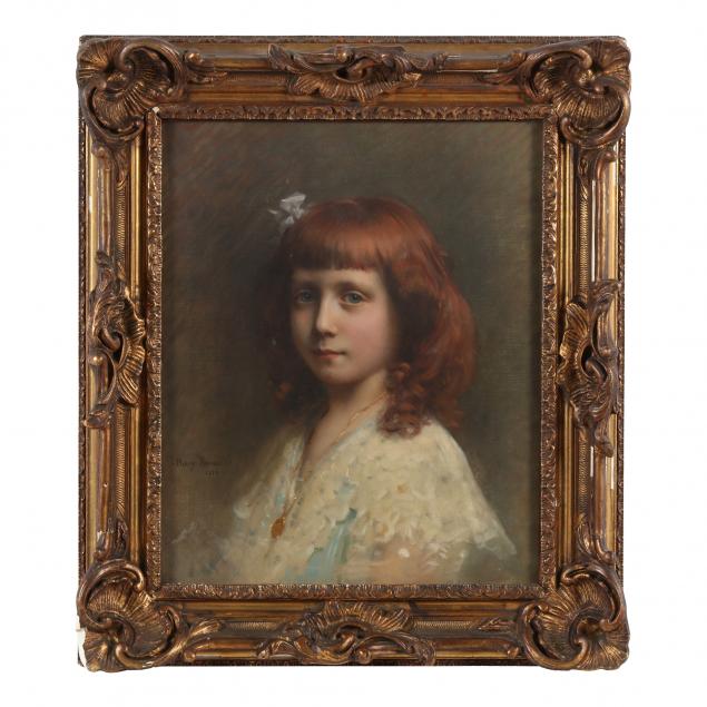 henry-perrault-french-1867-1932-portrait-of-a-girl