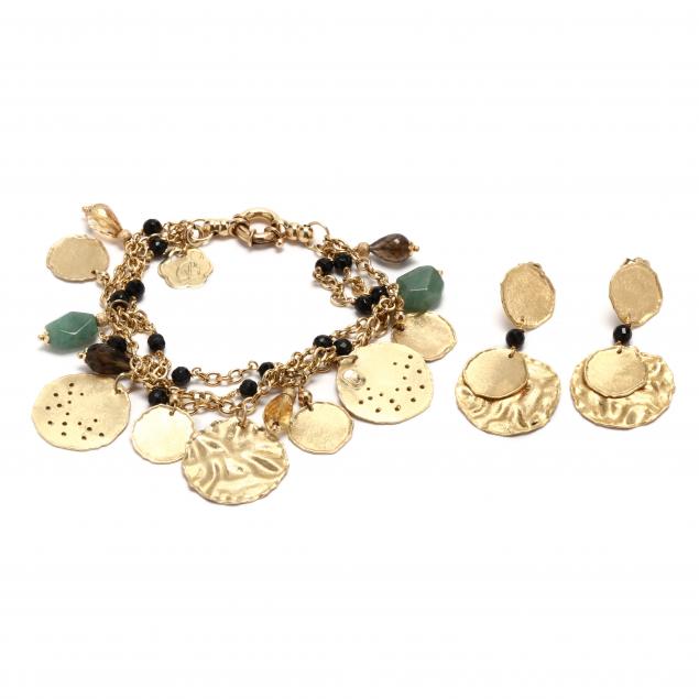 gold-and-gem-set-bracelet-and-earring-set