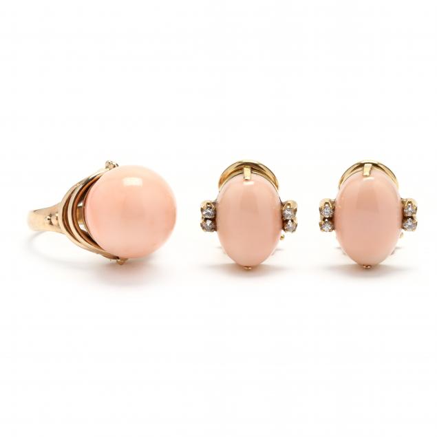 gold-coral-and-diamond-earrings-and-ring