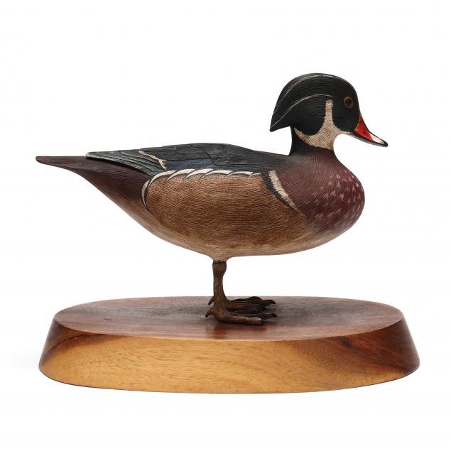 tom-ahern-pa-miniature-wood-duck-carving