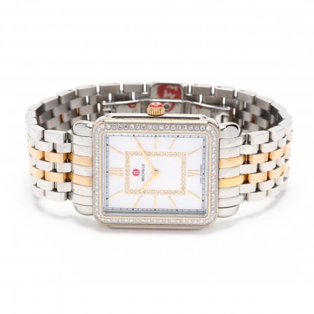 lady-s-two-tone-and-diamond-art-deco-ii-i-watch-michele