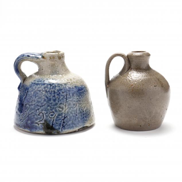attributed-piedmont-nc-two-small-presentation-jugs