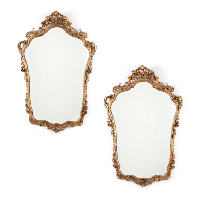 pair-of-italian-rococo-style-carved-and-gilt-mirrors