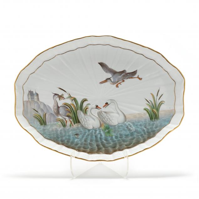 meissen-i-swan-service-i-oval-platter