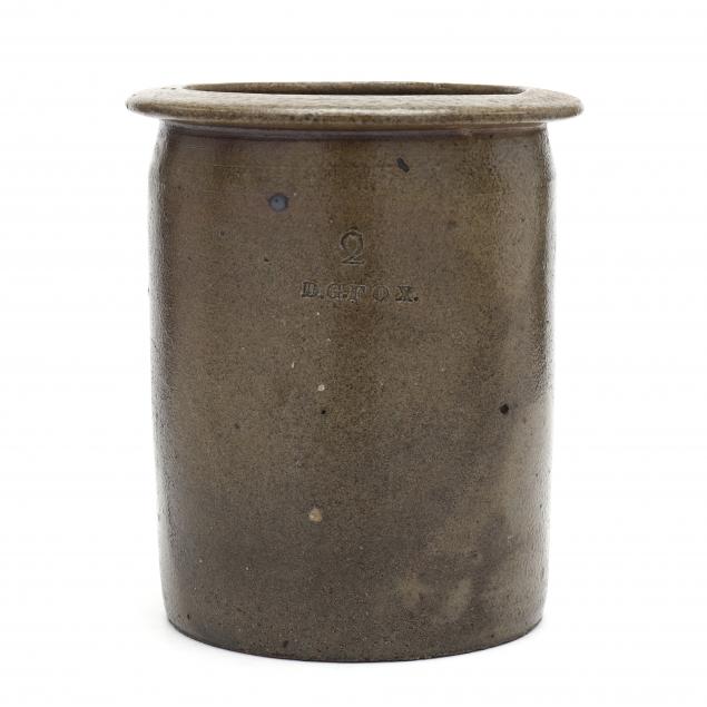 rare-daniel-gray-fox-1845-1915-chatham-county-nc-half-gallon-jar