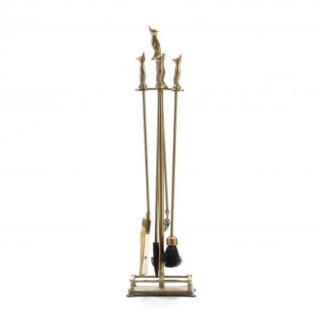 fox-themed-brass-fireplace-tools